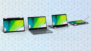 Acer Spin 7 in all 4 modes