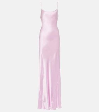 Satin Maxi Slip Dress