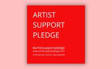 Artist support pledge