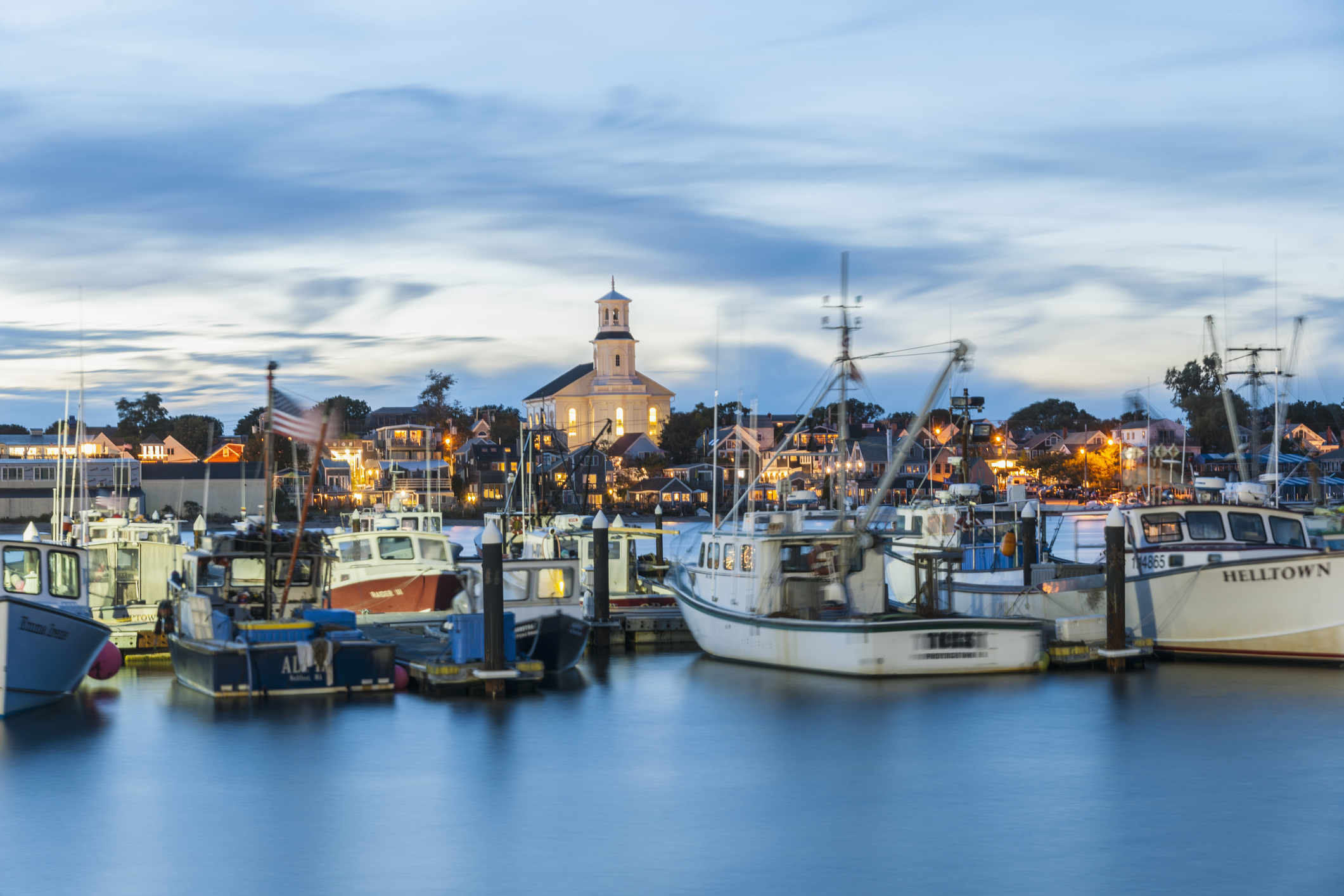Provincetown Harbor in Massachusetts