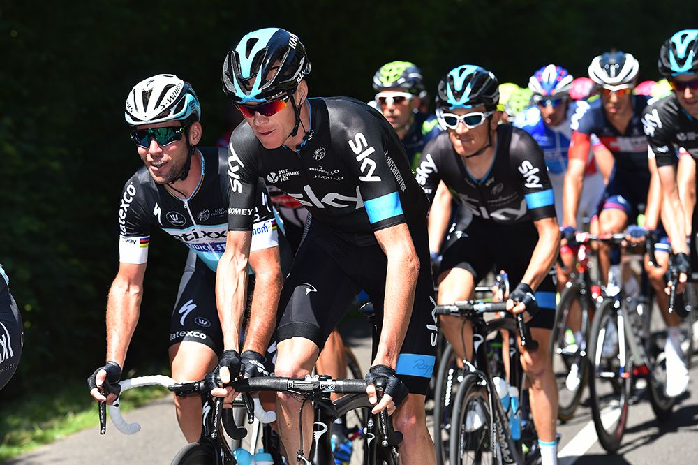 Chris Froome leads the Tour de France after Tony Martin's DNS, but was not allowed to wear the yellow jersey