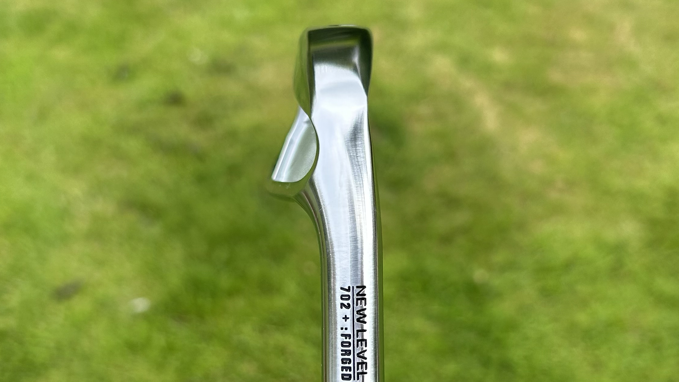 Photo of the sole of the New Level Golf 702 CB Irons