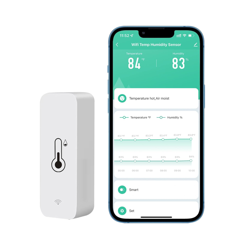 Wireless Temperature and Humidity Sensor