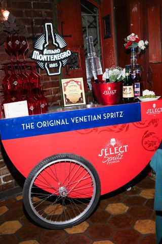 a bar cart