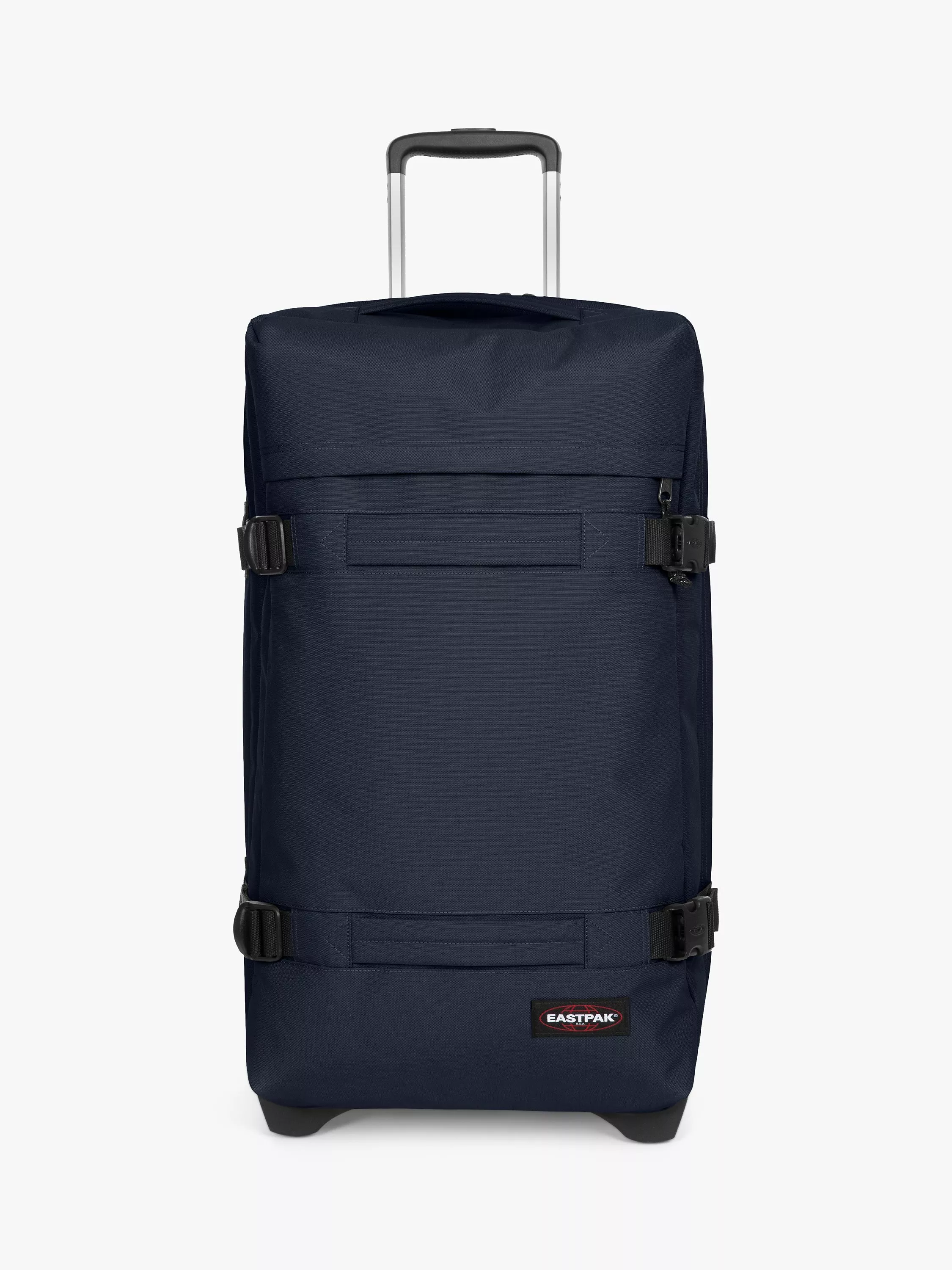 Eastpak Transit'r 2-Wheel 79cm Large Suitcase, Black Denim