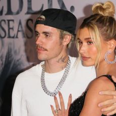 los angeles, california january 27 justin bieber and hailey bieber attend the premiere of youtube originals justin bieber seasons at regency bruin theatre on january 27, 2020 in los angeles, california photo by jean baptiste lacroixfilmmagic