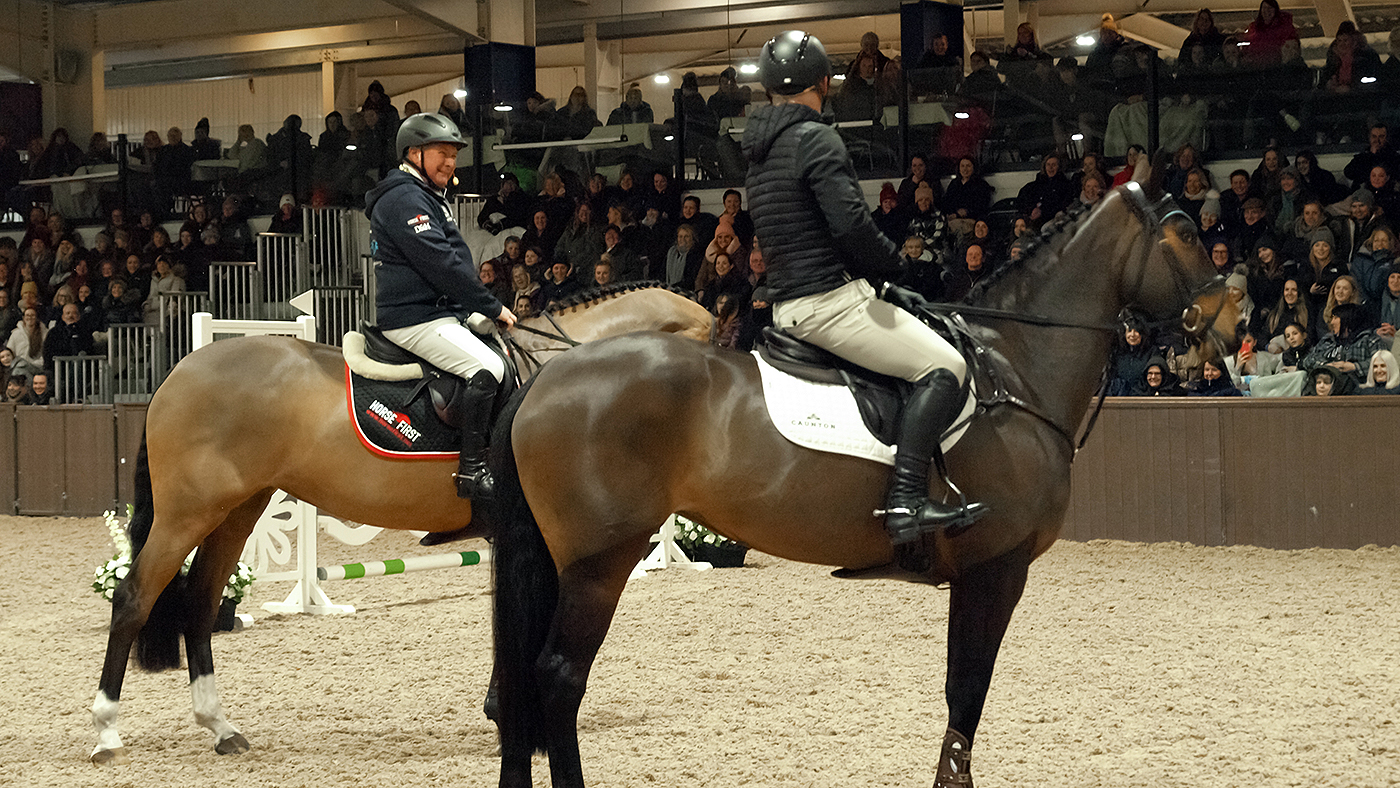 Oliver Townend and Geoff Billington at For One Night Only at Addington