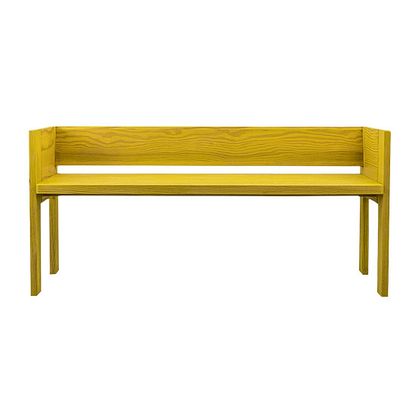 yellow bench