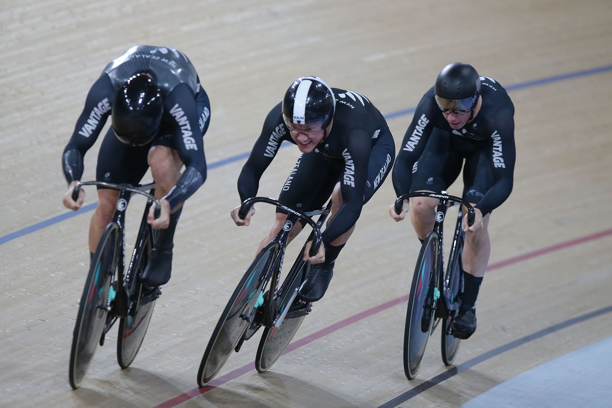 New Zealand in the men's team sprint