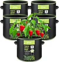 BN-LINK 5-Pack 5 Gallon Grow Bags