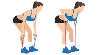 5 upper body strength exercises for beginners using just one resistance band