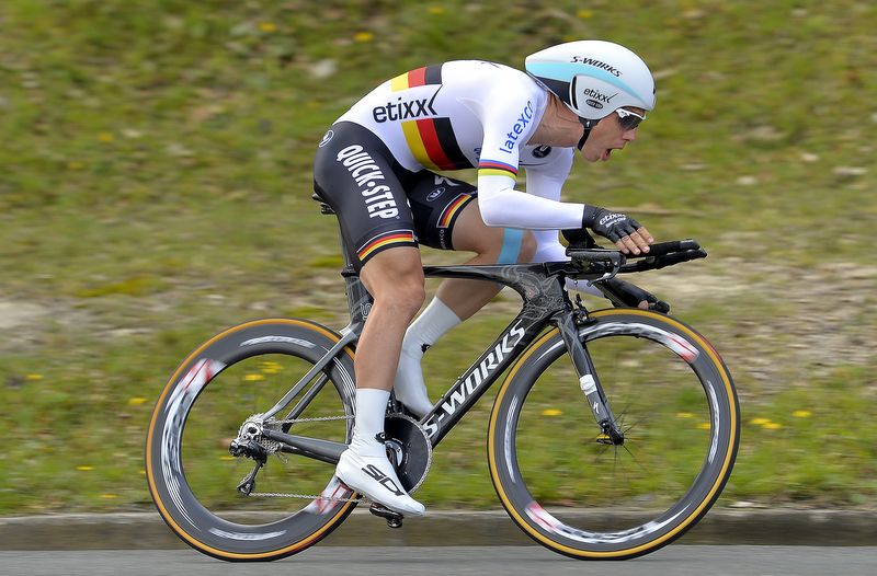 Tony Martin onboard his time trial rig