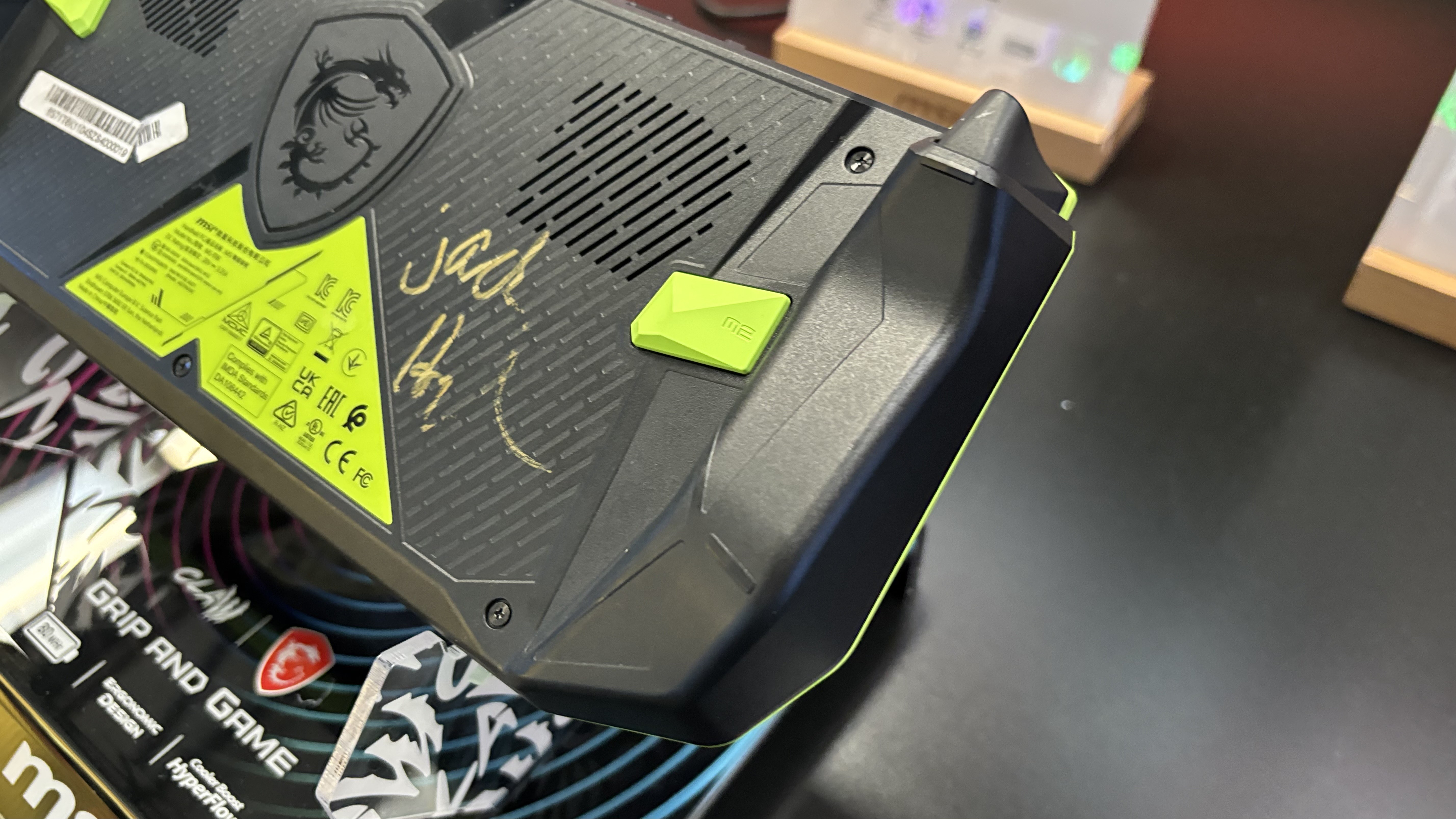 MSI Claw A8 Z2 Extreme on display at Gamescom 2025
