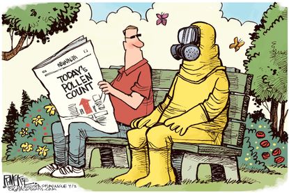 
Editorial cartoon U.S. Weather Spring