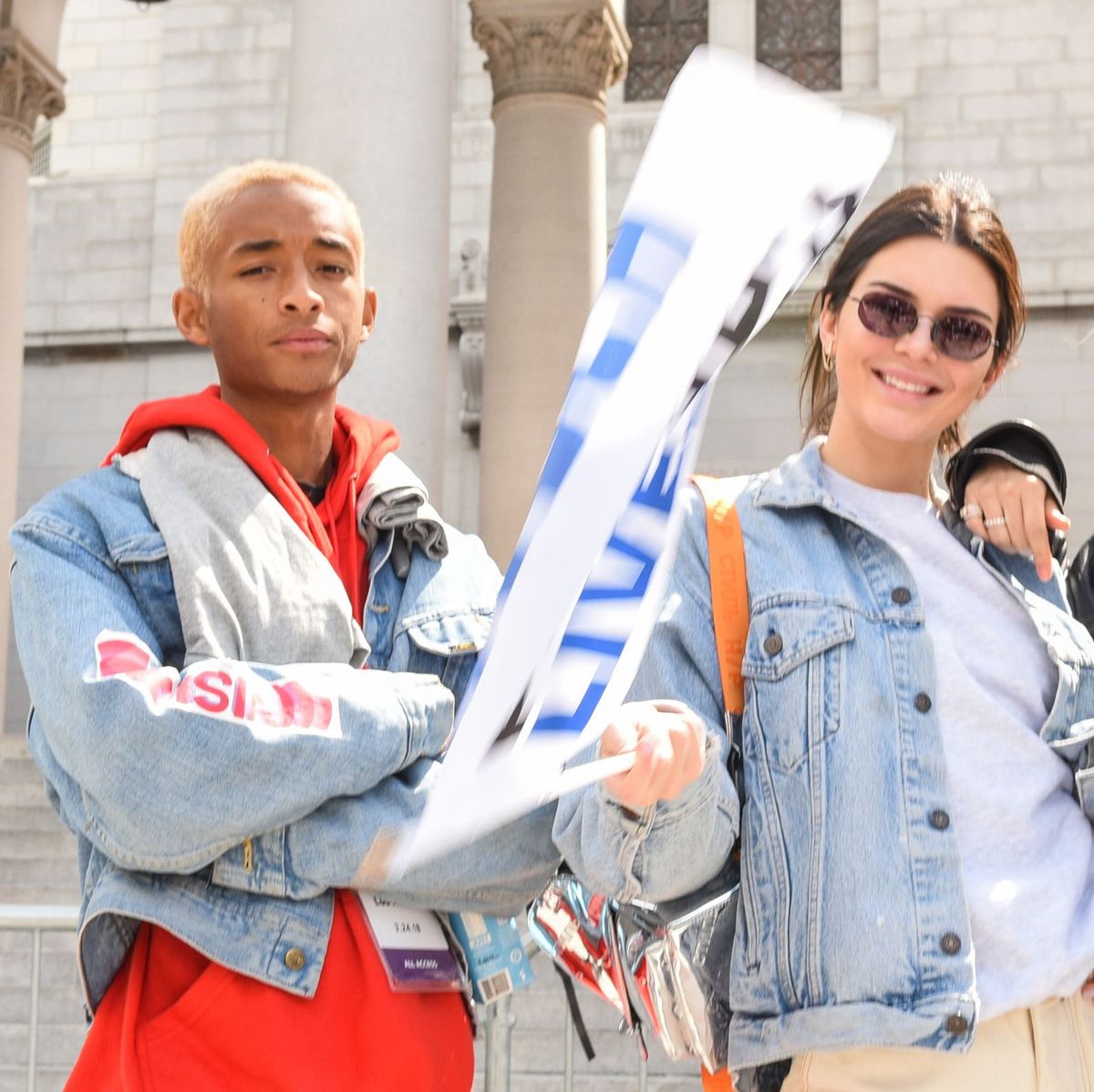 Kendall Jenner Wears AntiTrump Jacket to the March for Our Lives