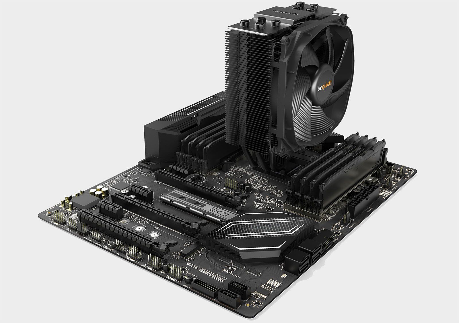 This slim CPU air cooler promises not to interfere with any RAM kit ...