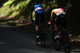 Demi Vollering and Annemiek van Vleuten at the Tour de France Femmes