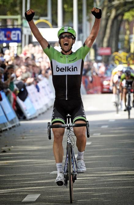 Maarten Tjallingii (Belkin) wins the final stage at the World Ports Classic for his first victory in more than seven years