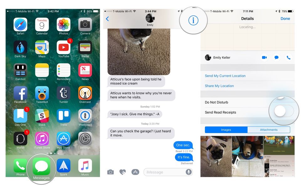 ios 18 read receipts text messages