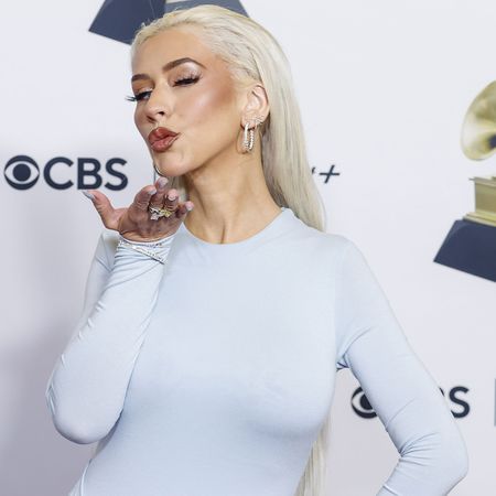 Christina Aguilera poses at the 66th Grammy Awards held at the Crypto.com Arena in Los Angeles, CA, Sunday, Feb. 4, 2024