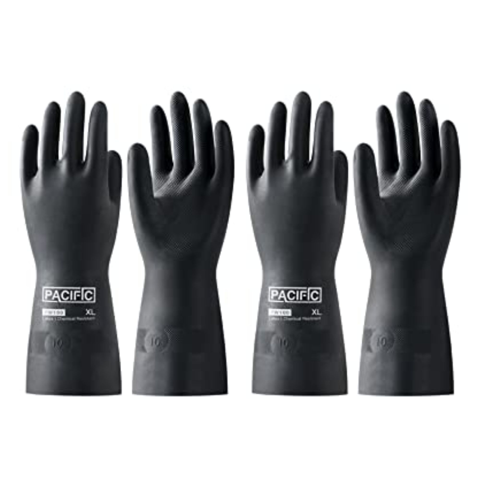 Black PPE gloves