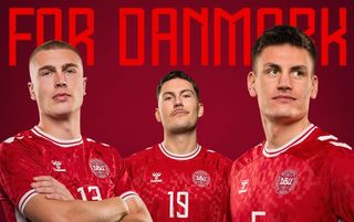 Hummel's new Denmark home kit for Euro 2024