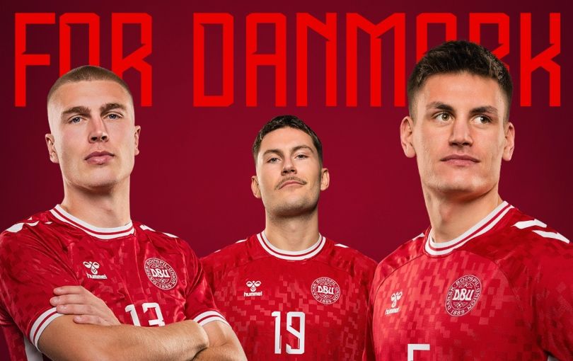 Hummel&#039;s new Denmark home kit for Euro 2024