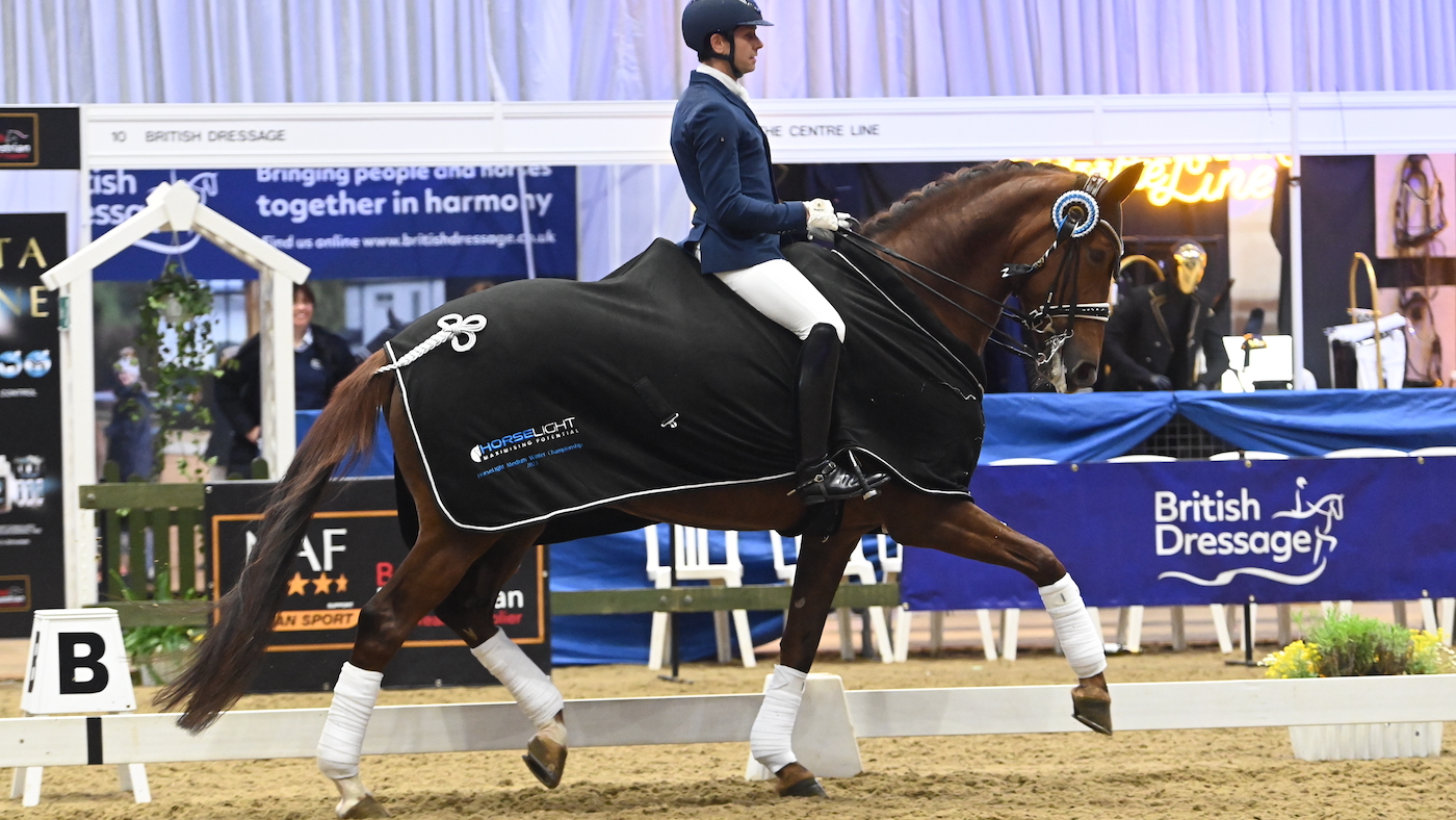 Tom Goode and Margot at the Winter Dressage Championships 2023