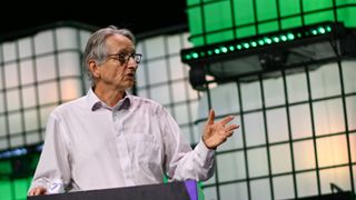 Geoffrey Hinton, Godfather of AI, University of Toronto; on Centre Stage on day two of Collision 2024 at the Enercare Centre in Toronto, Canada.