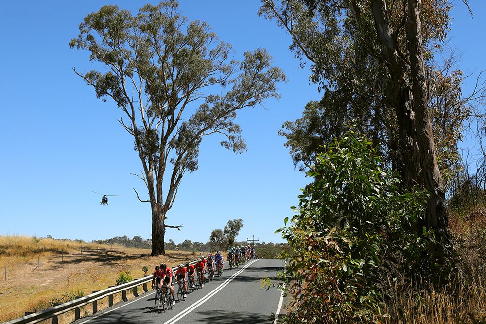 Blue skies and a hot sun made for hard racing