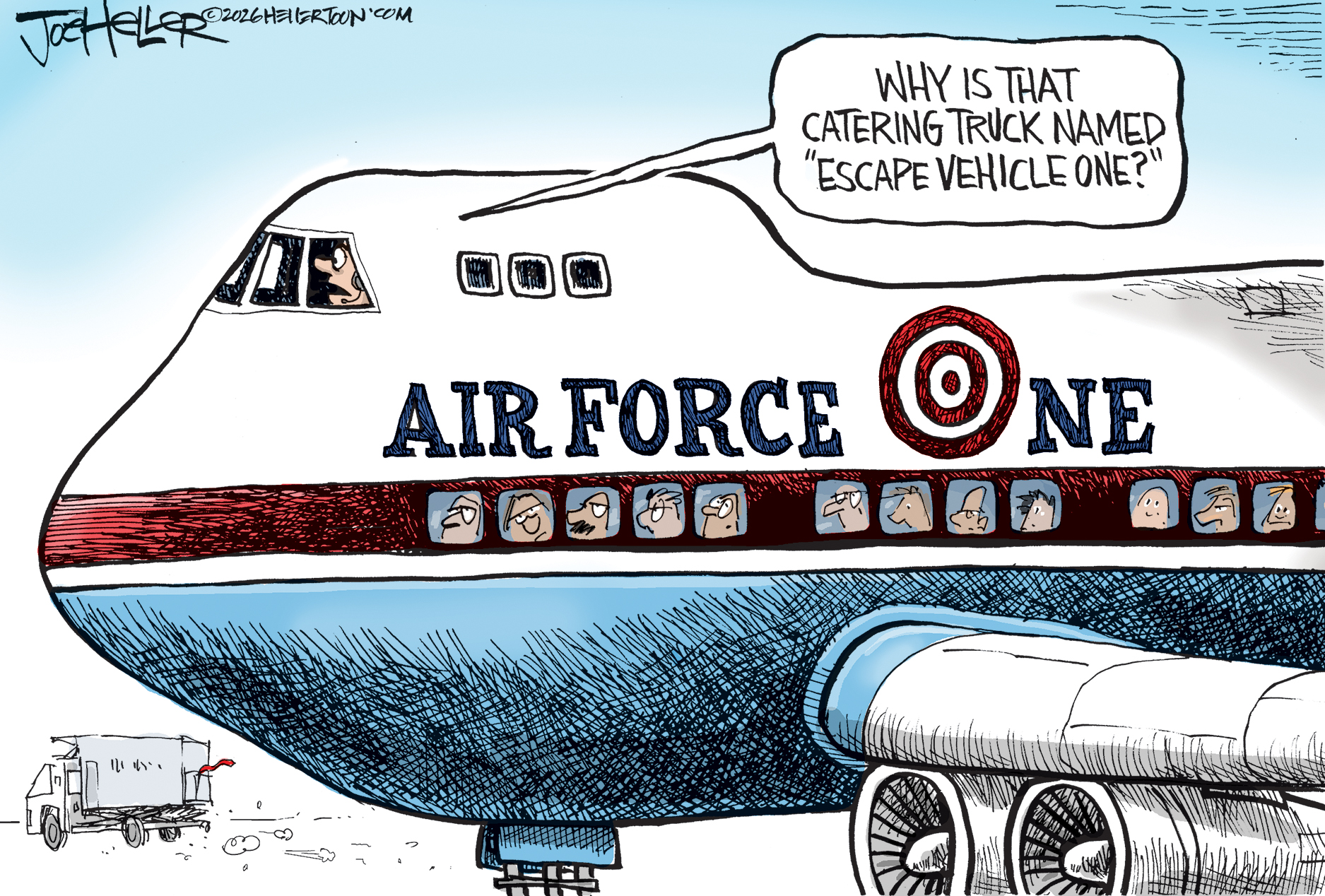 Political cartoon