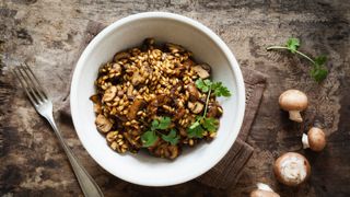 Mushroom risotto