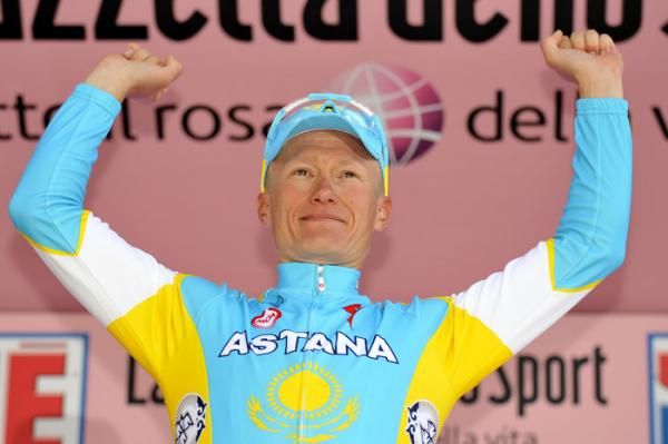 The new leader of the Giro d'Italia after stage three is Alexander Vinokourov.