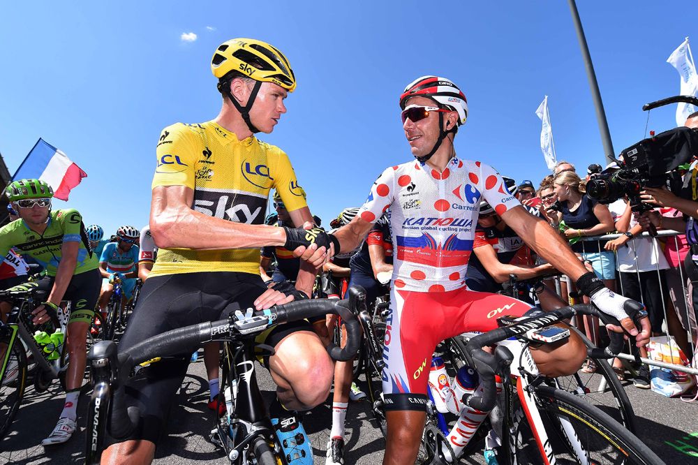 Chris Froome and Joaquim Rodriguez