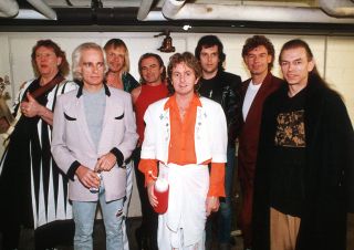 At Wembley Arena with Yes on the Union tour, 1991.