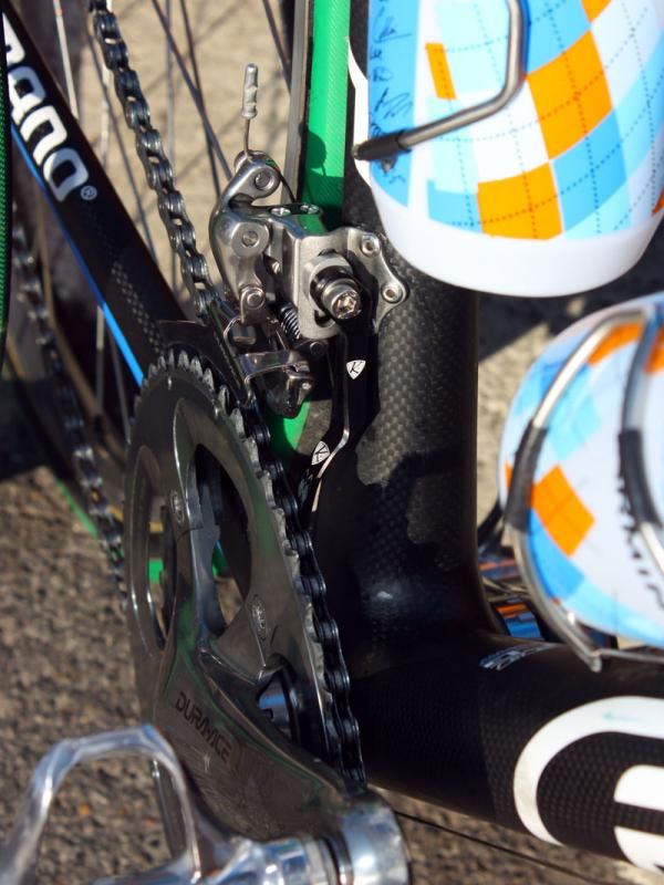 Garmin-Transitions mechanics report excellent results from the team's AceCo K-Edge chain watchers.