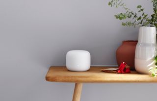 Nest Wifi Router on a table