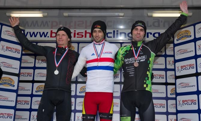 Ian Field, Liam Killeen and Lewis Craven on the podium.