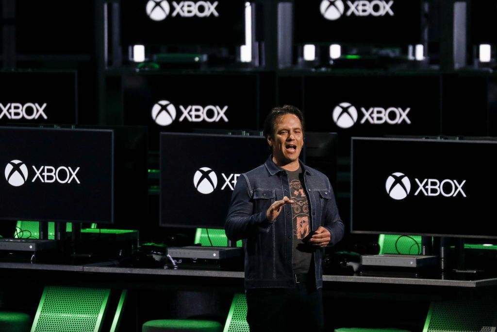 Microsoft&#039;s Phil Spencer at E3 2018.