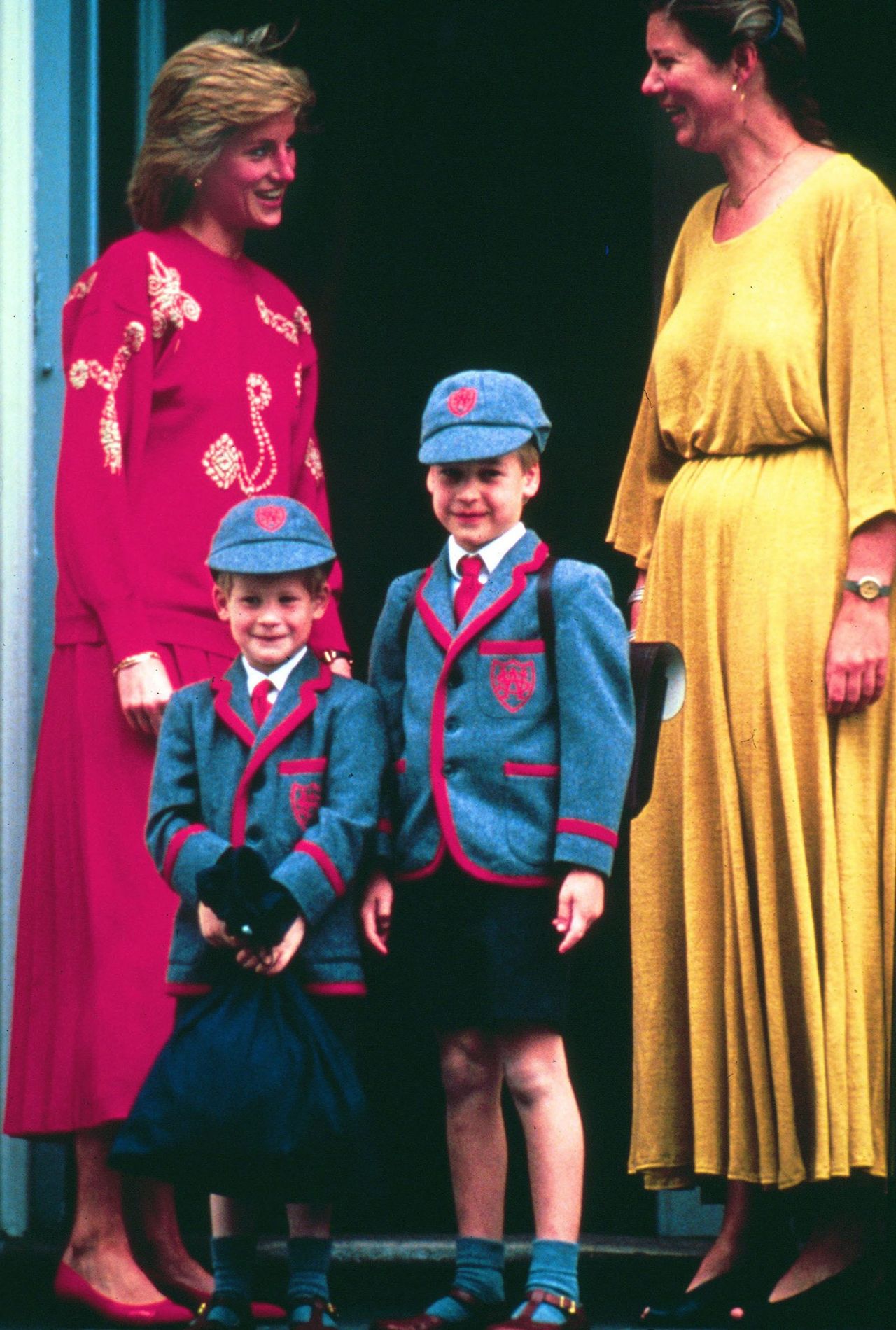 Princess Diana with William and Harry