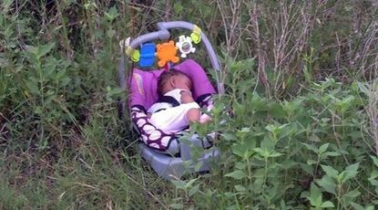 Woman makes big discovery during jog: a missing baby