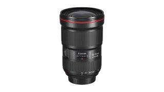 Canon EF 16-35mm f/2.8L III USM lens review: Image shows the free-standing lens.