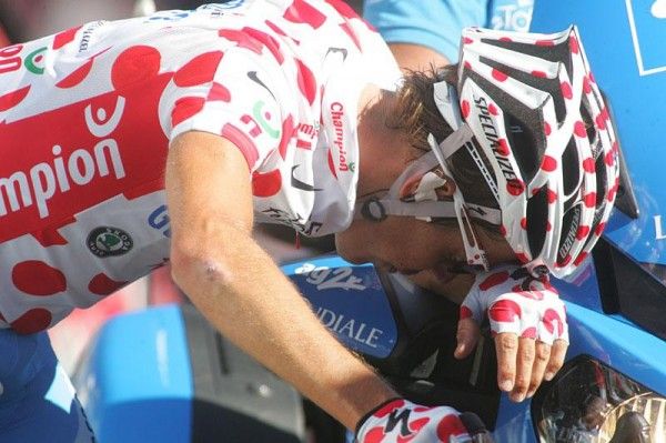 Kohl was spent after a tough final climb.