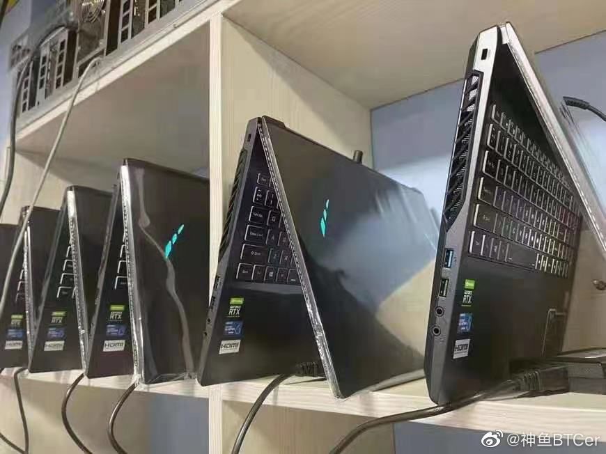 RTX 3000-Series Laptops Mining Ethereum In China