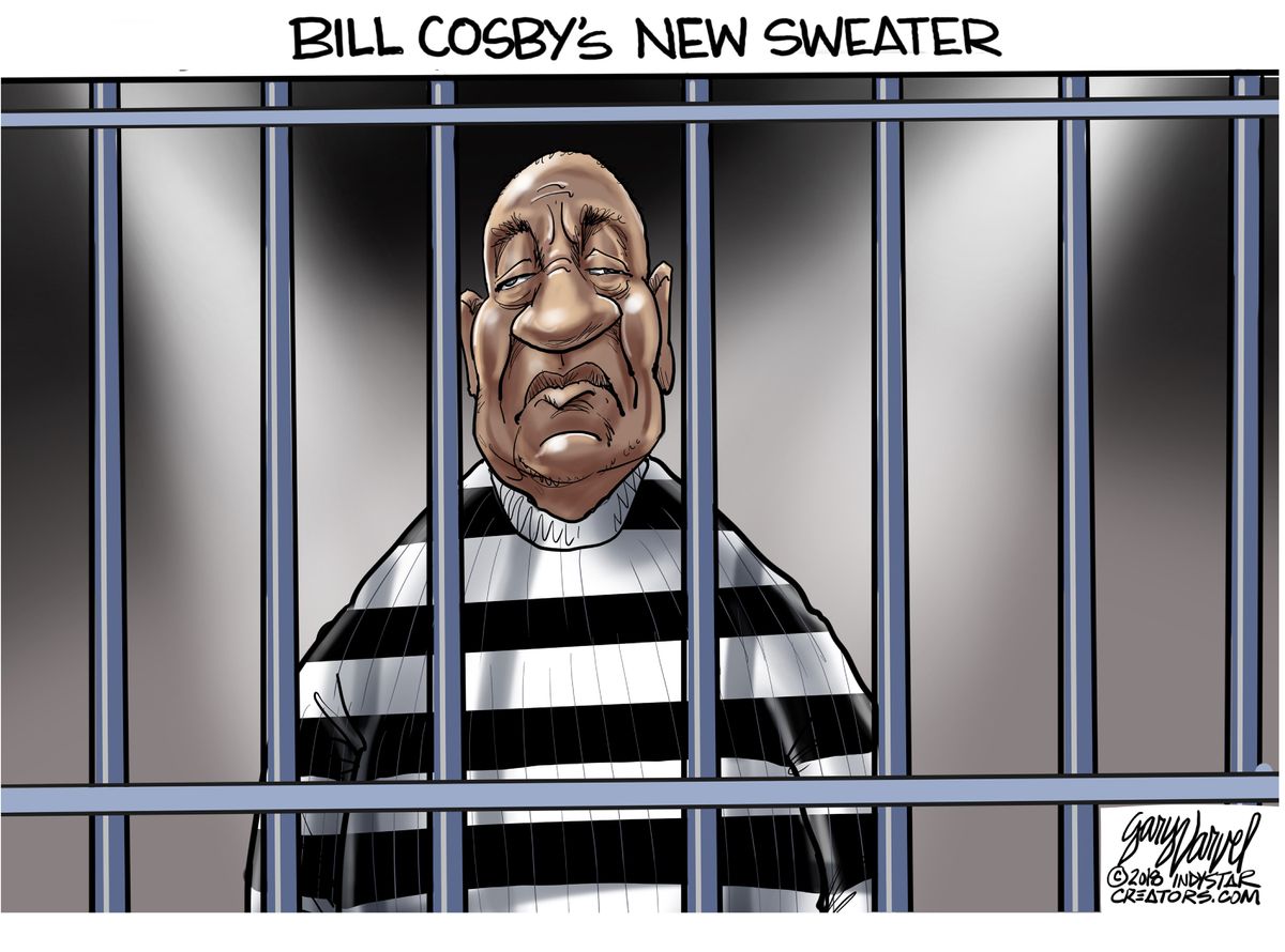 Editorial cartoon U.S. Bill Cosby guilty verdict | The Week