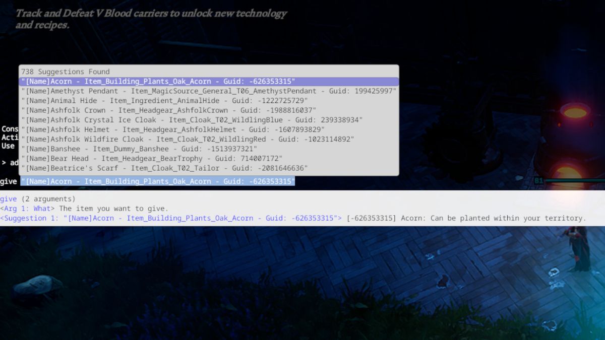 V Rising Controller Controls How to use console commands in V Rising | TechRadar