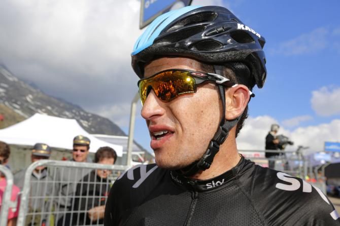 Sergio Henao (Sky) slipped down the overall