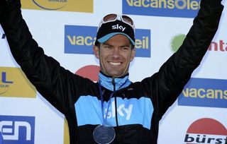 Greg Henderson (Team Sky) was all smiles on the podium