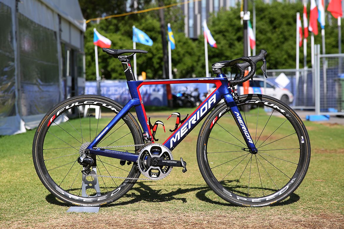 Bahrain-Merida's 2017 Merida Reacto bike