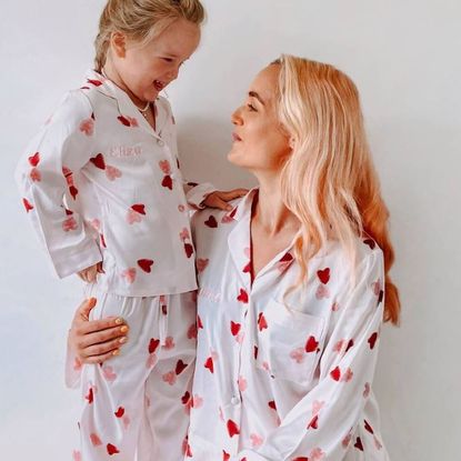 6 adorable mini me pyjama sets that are perfect for Valentine's Day (and every night after ...